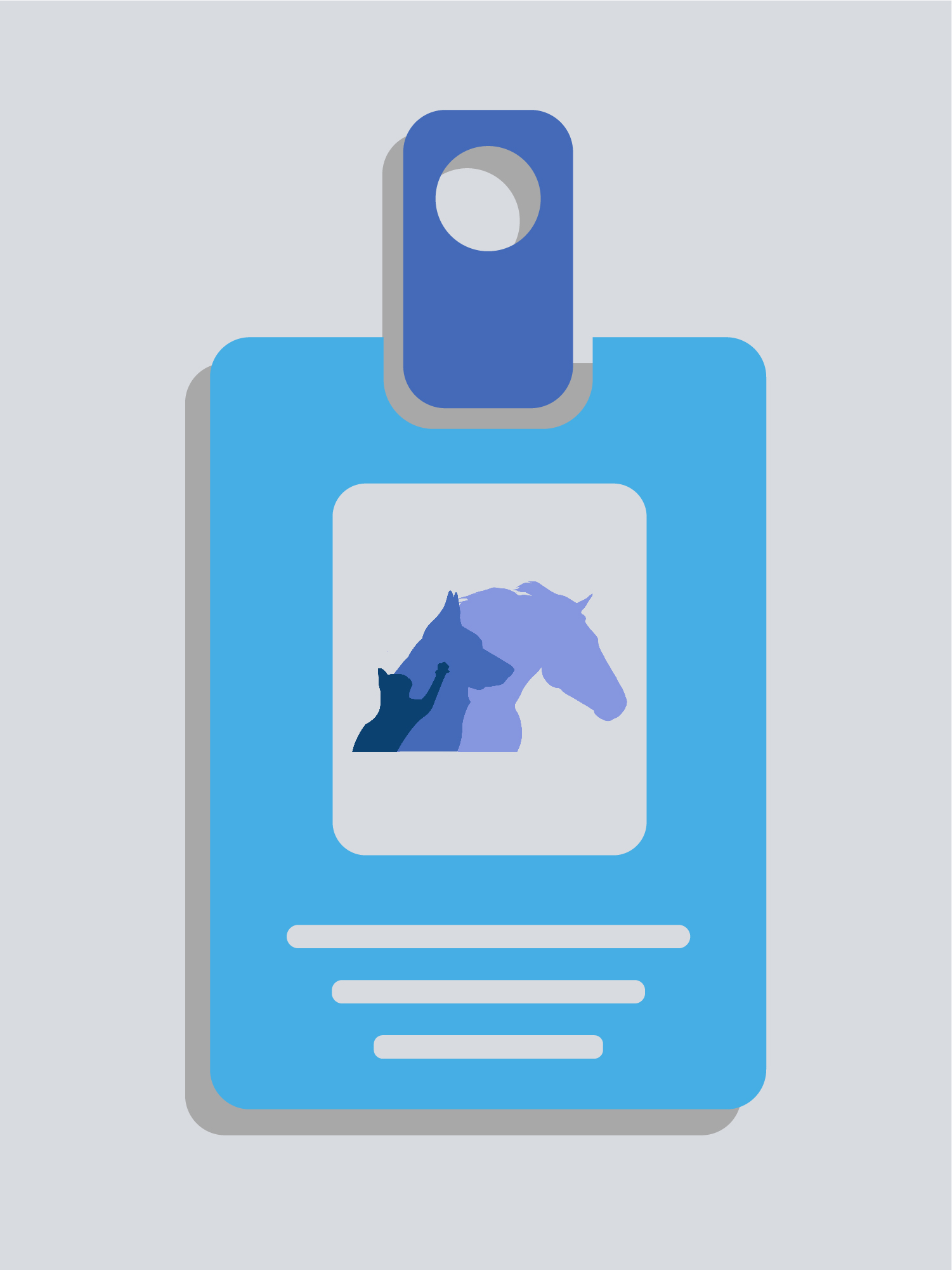 Illustration badge avec logo